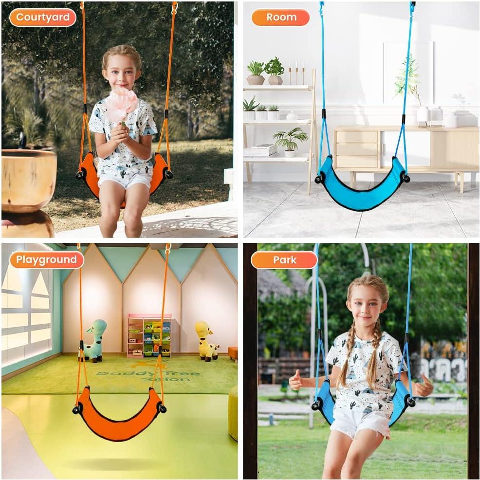 Columpio para Niños ROPECUBE Ajustable Azul 150 kg