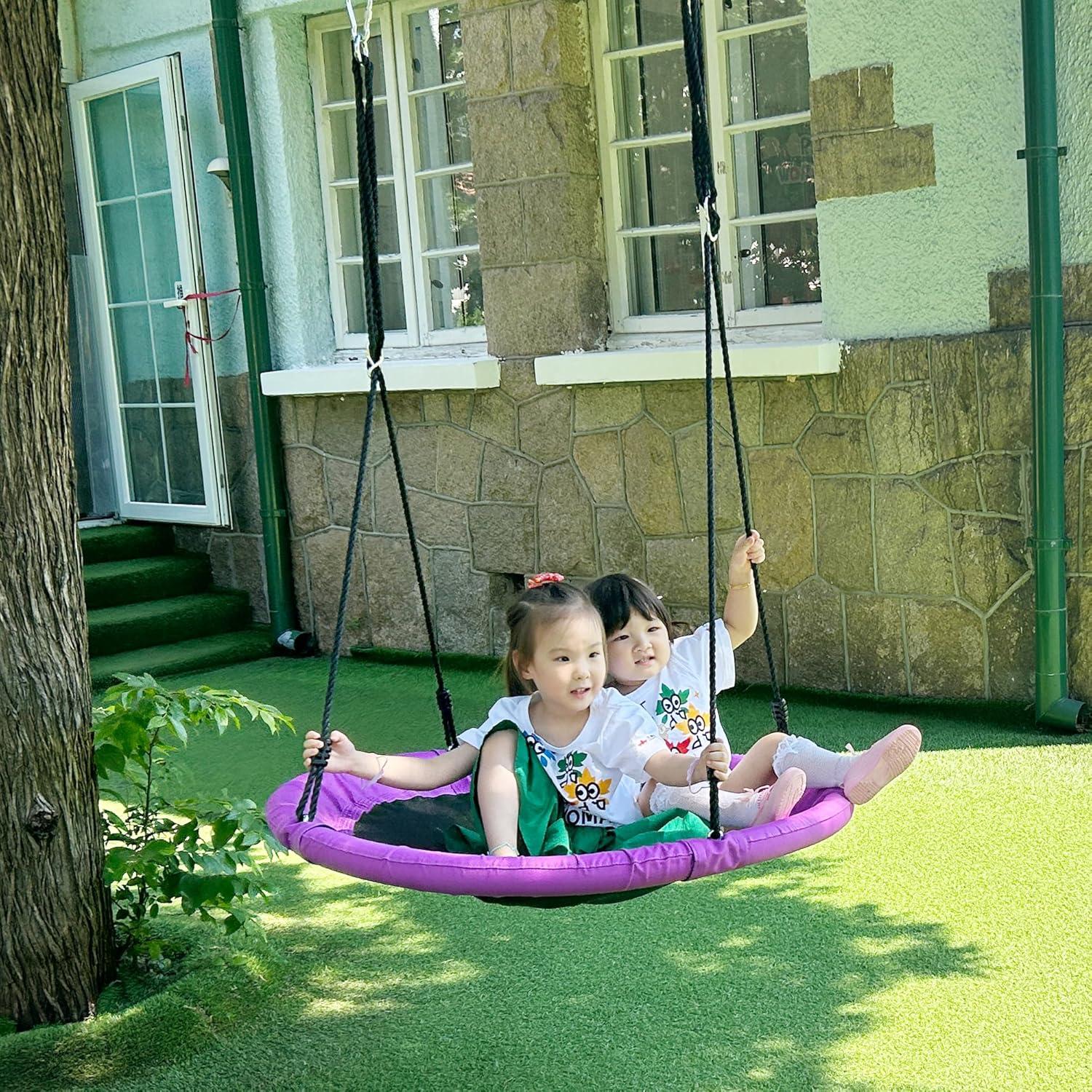 Columpio Plato JUNGLE WELL 100cm Impermeable 900D Púrpura