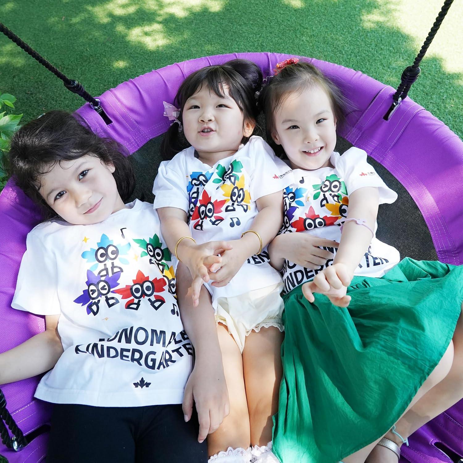 Columpio Plato JUNGLE WELL 100cm Impermeable 900D Púrpura