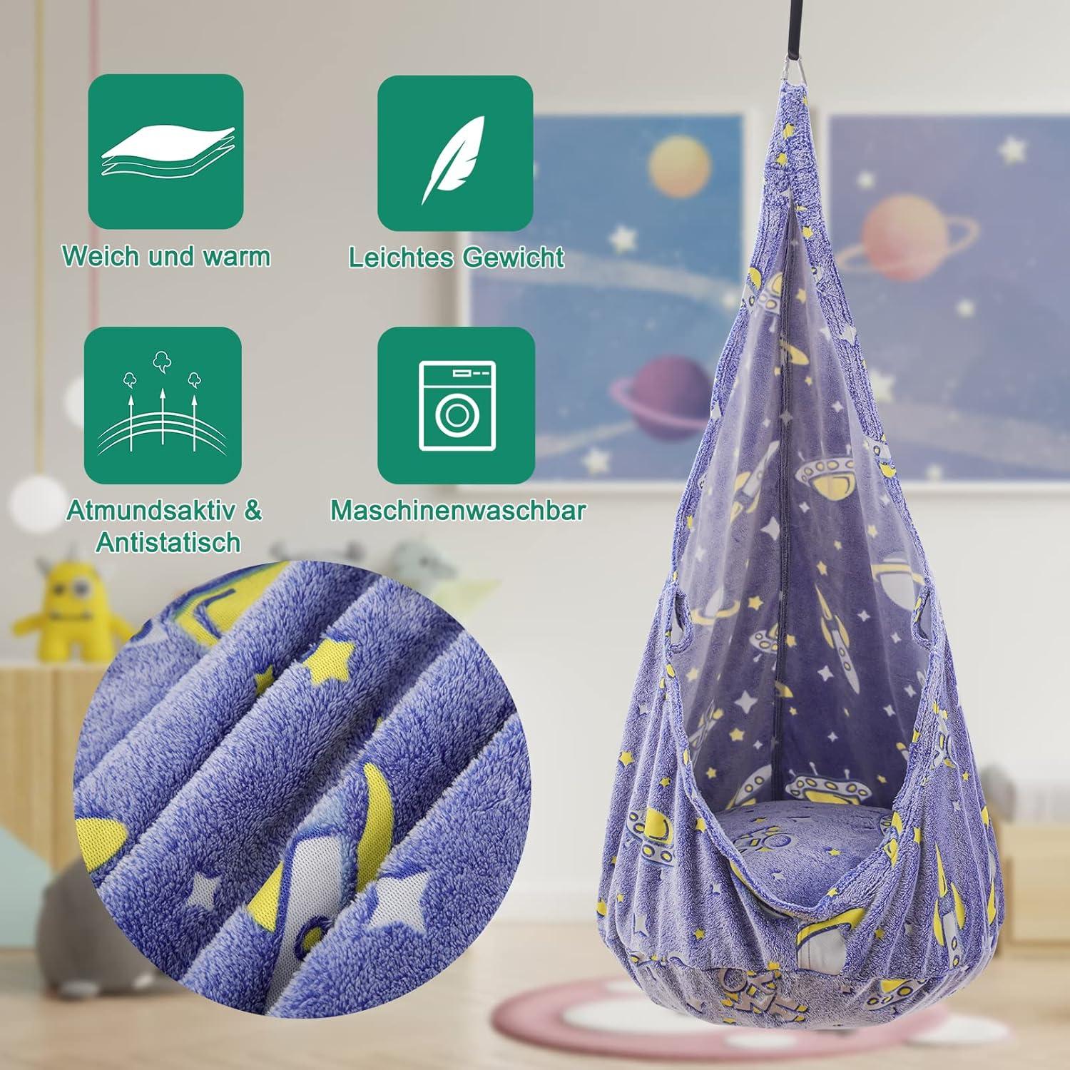 Silla de Columpio Sensorial ZAIXIA para Niños - 70 cm