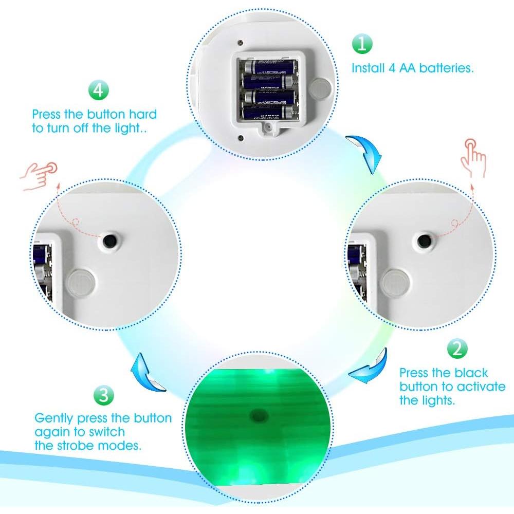 Columpio LED ajustable OMNISAFE para niños 3 años+