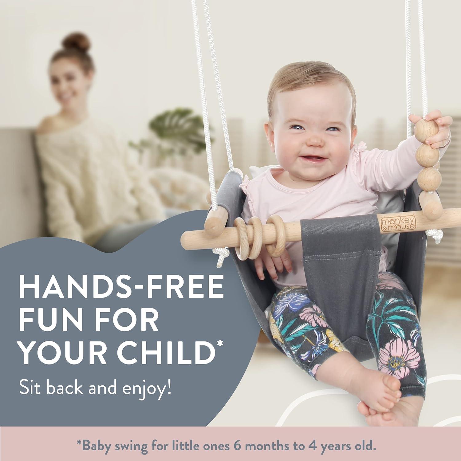 Columpio para Bebés Monkey & Mouse - Silla Colgante 1.74 kg