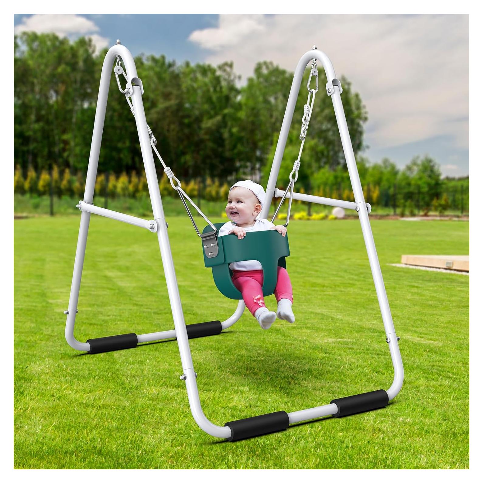 Columpio Plegable para Niños Hapfan - Soporte Metal 9kg