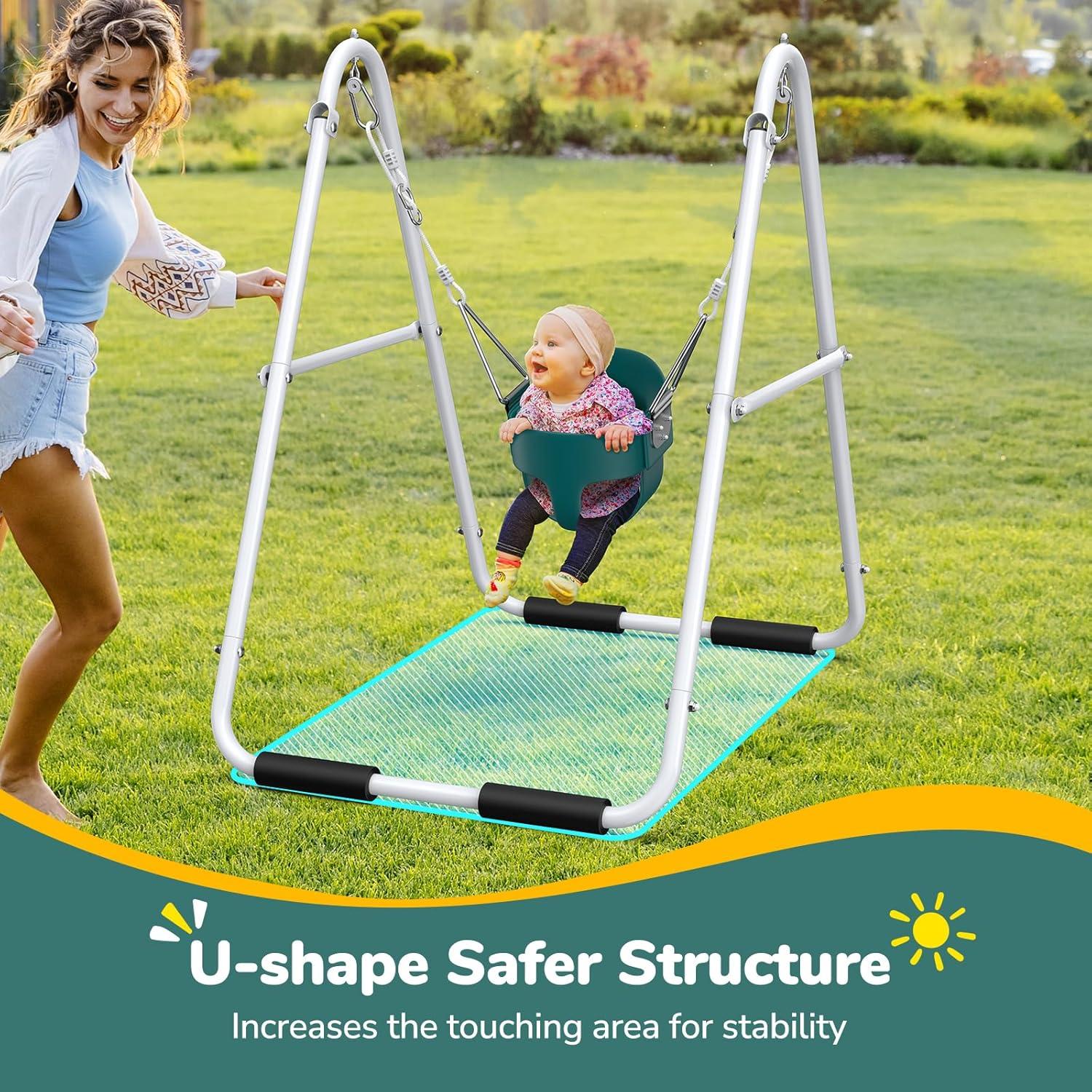 Columpio Plegable para Niños Hapfan - Soporte Metal 9kg