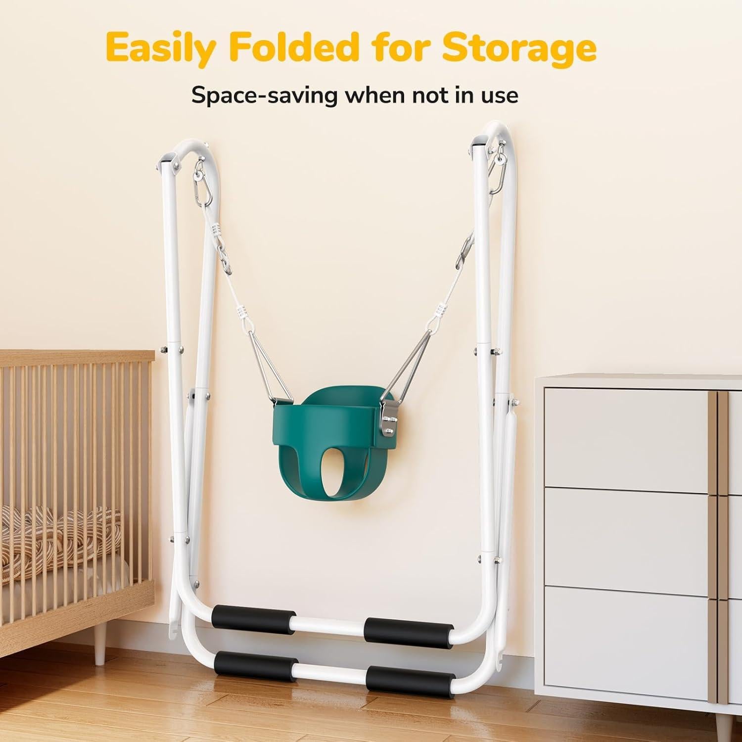 Columpio Plegable para Niños Hapfan - Soporte Metal 9kg