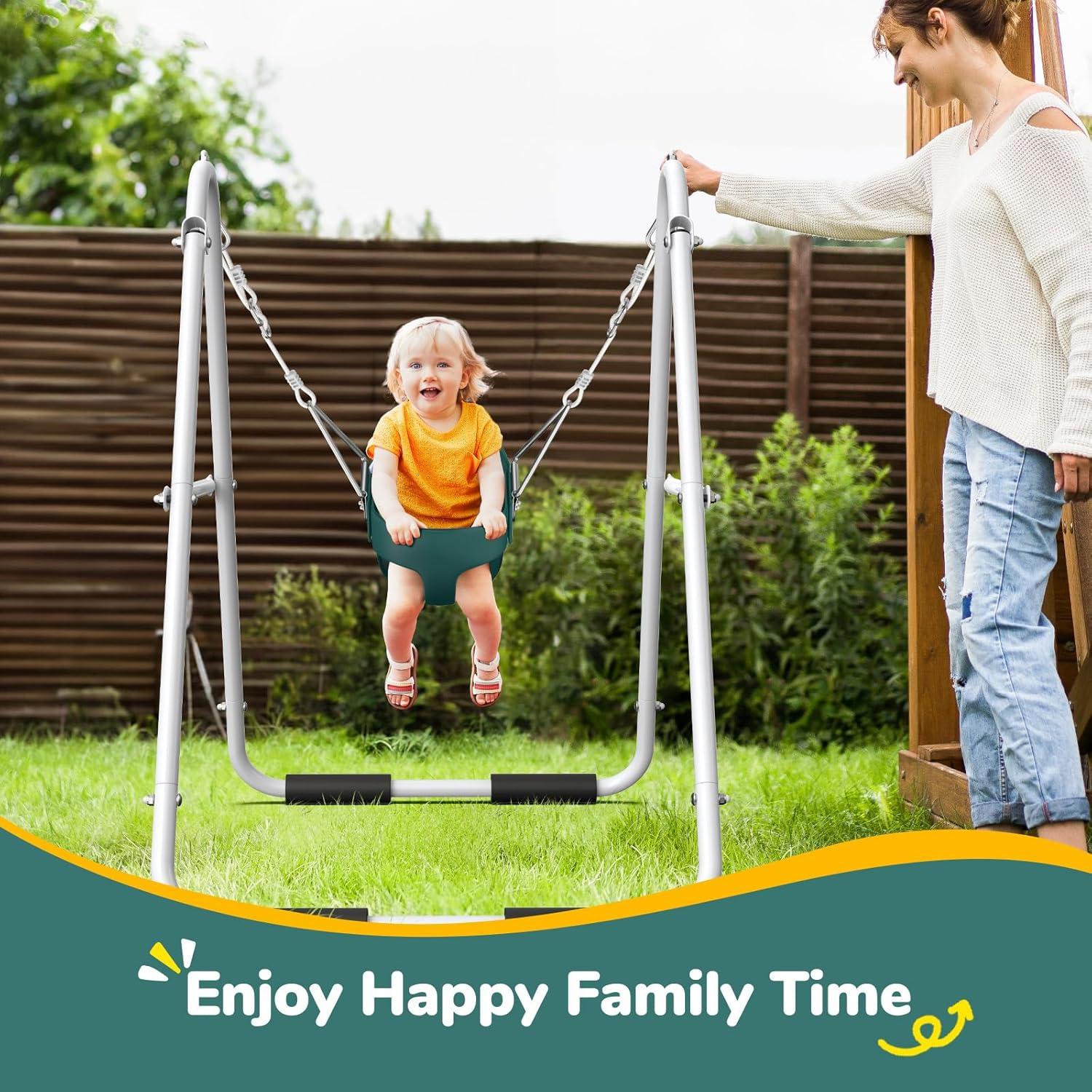 Columpio Plegable para Niños Hapfan - Soporte Metal 9kg