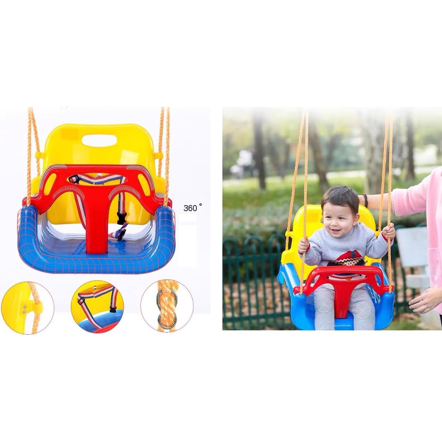 Columpio 3 en 1 Godhop para Bebés y Niños Pequeños