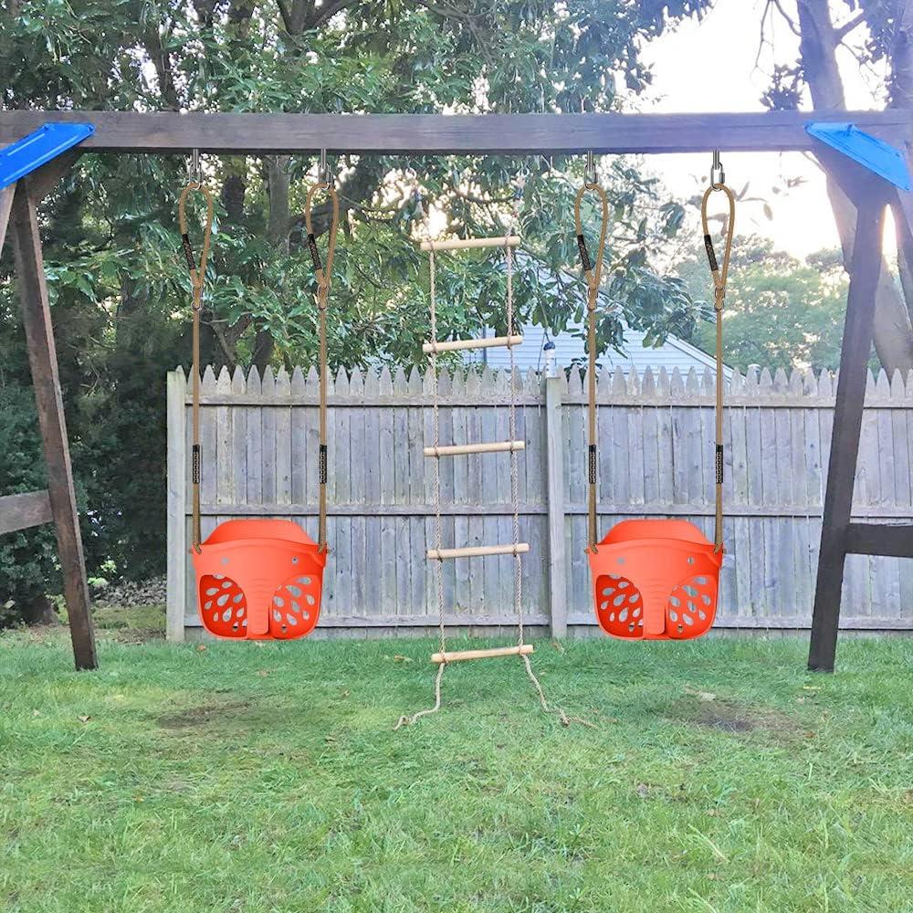 Asiento de columpio para niños SELEWARE elefante 34x34 cm