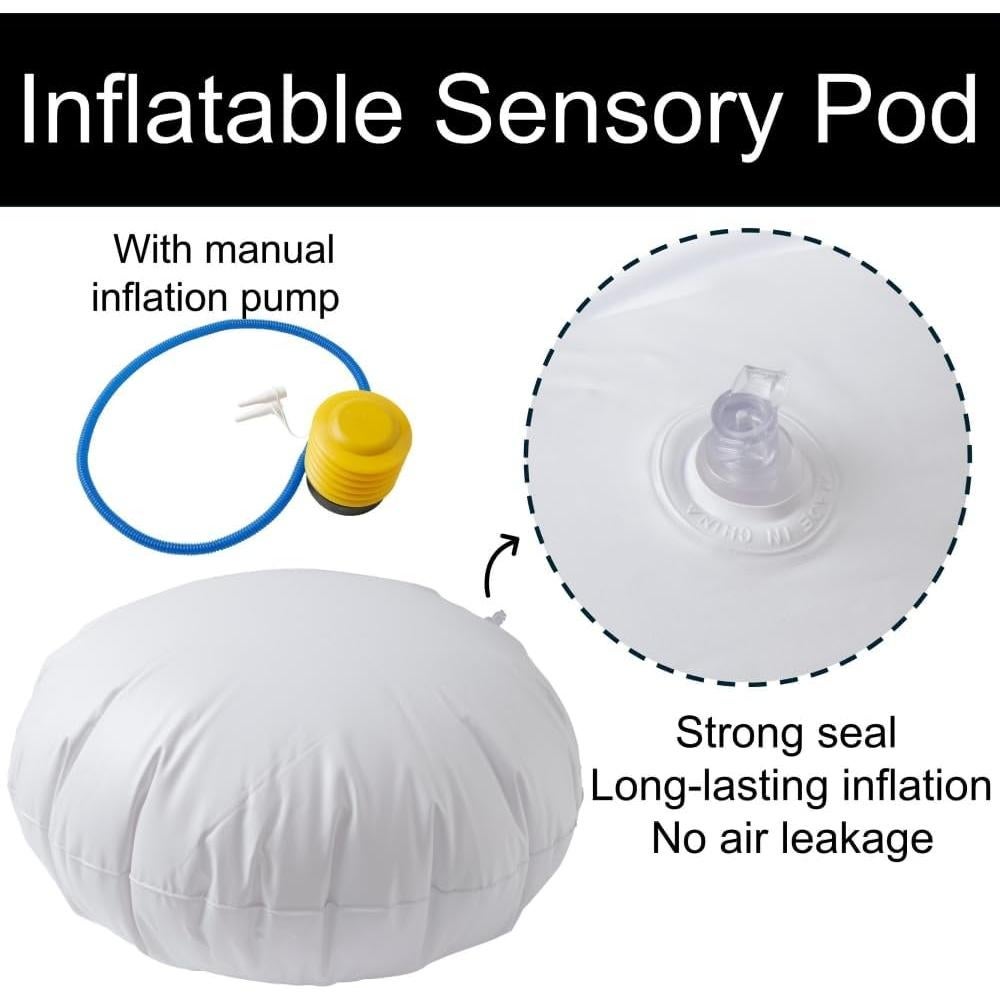 Hamaca Sensorial Inflable King Mills para Niños Autistas Verde