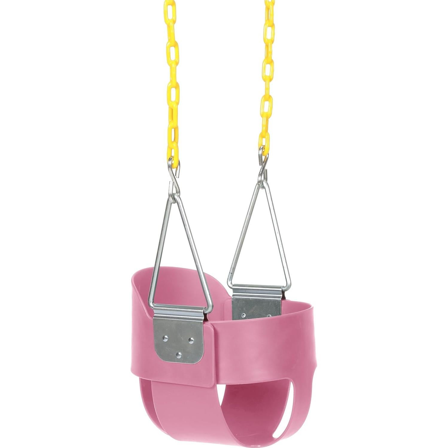 Asiento de columpio para niños Eastern Jungle Gym rosa 29.2x25.4cm