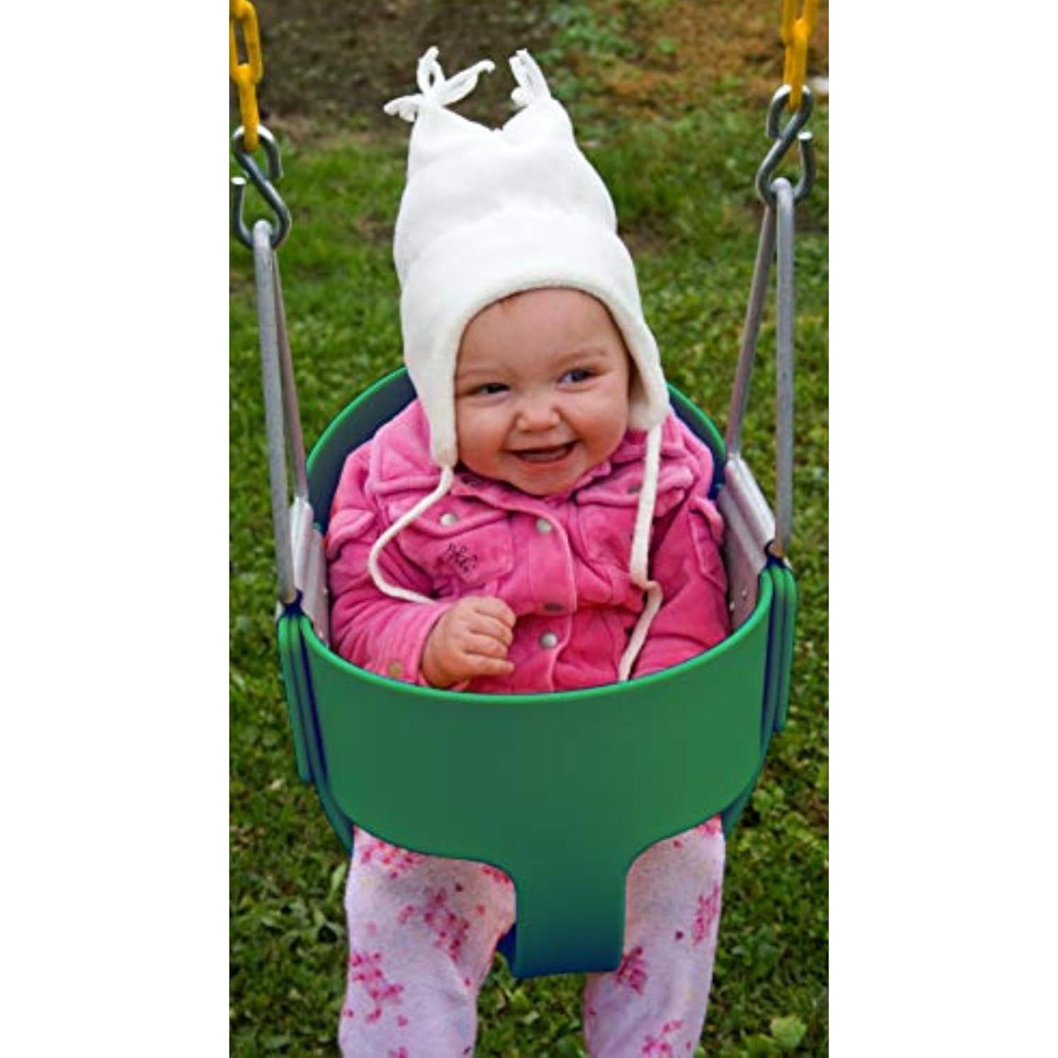 Asiento de columpio para niños Eastern Jungle Gym rosa 29.2x25.4cm