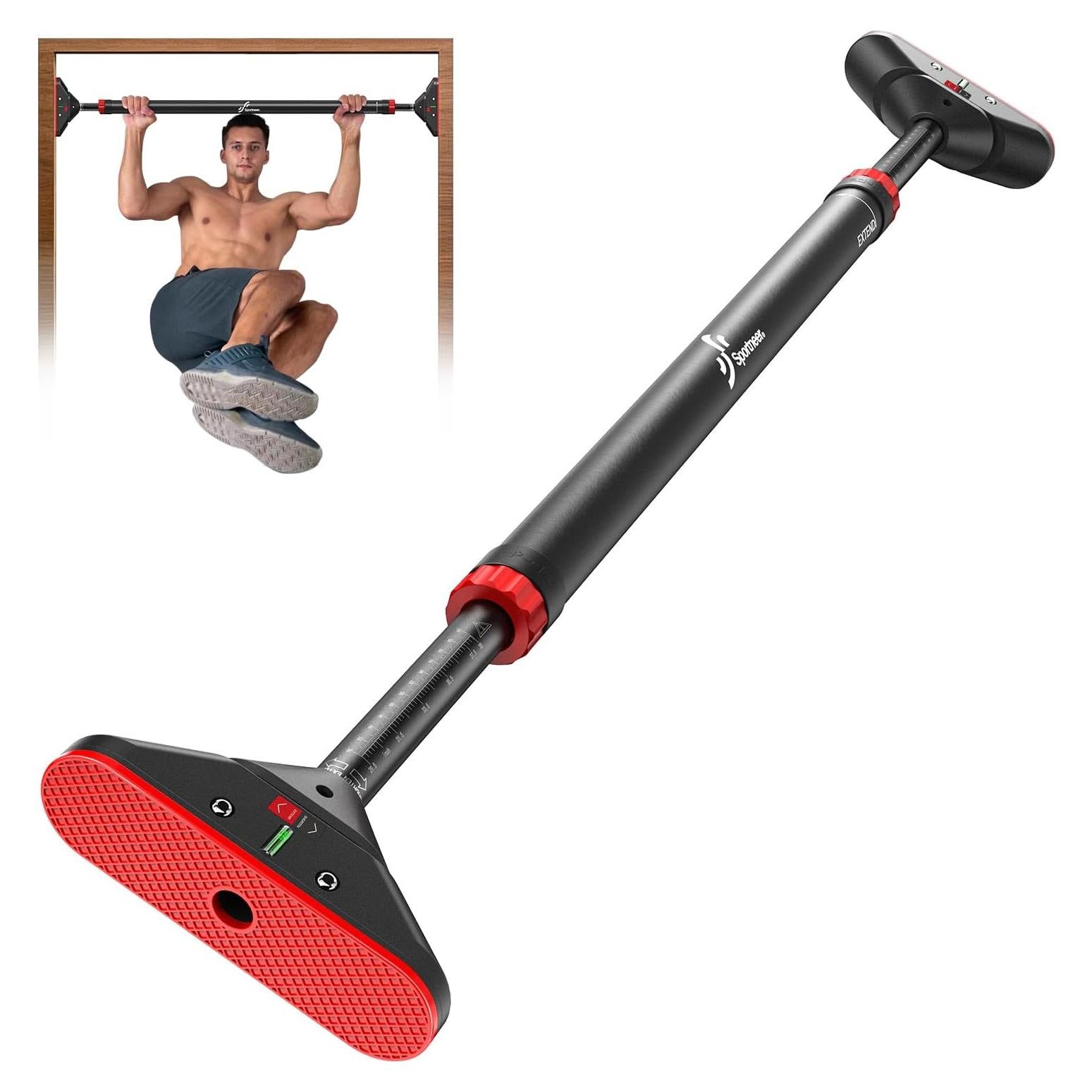 Barra de Dominadas Sportneer Ajustable para Puerta 200 kg