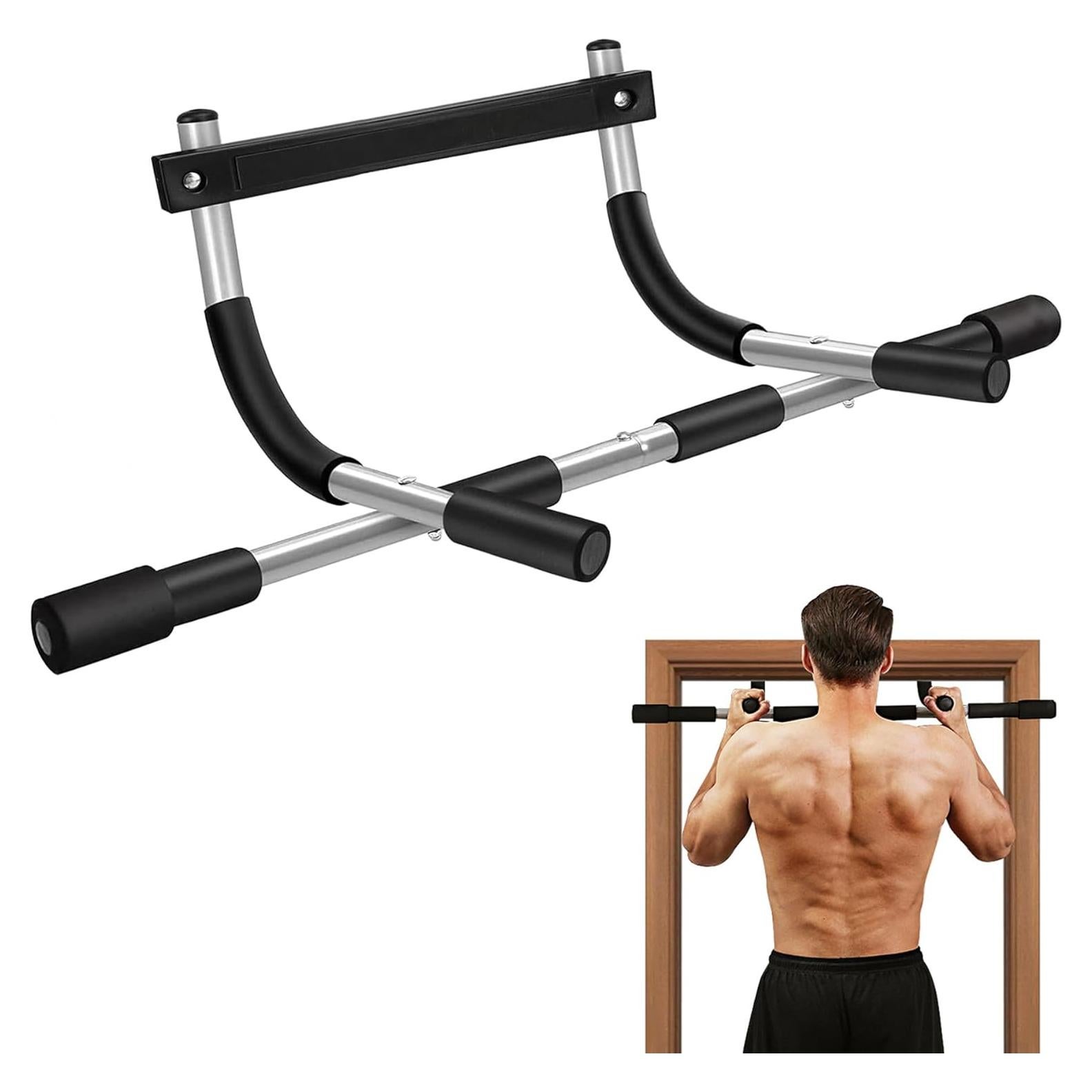 Barra de Dominadas Ajustable MOMODA - Acero Alta Resistencia 200kg