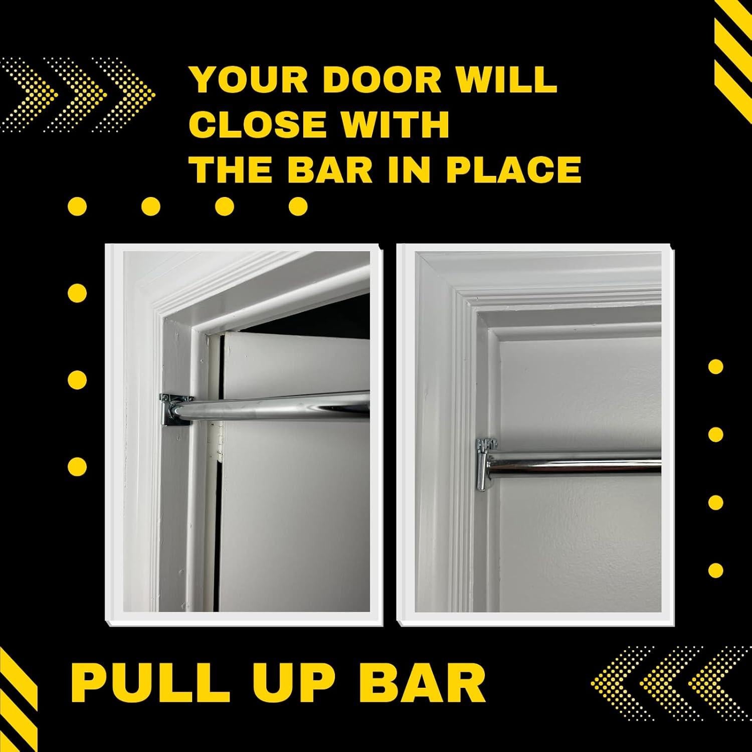 Barra de Dominadas DreamGYM Ajustable 75 cm - Soporte Puerta