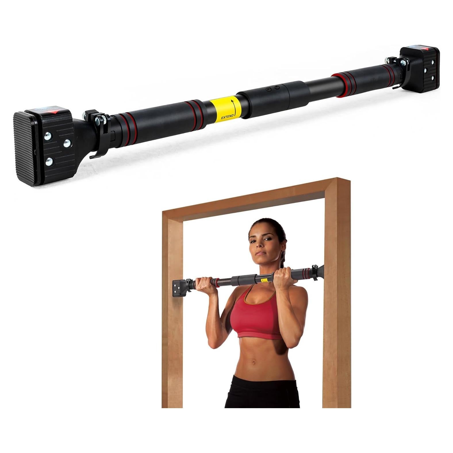 Barra de Dominadas Leikefitness Ajustable para Puerta 1.65kg
