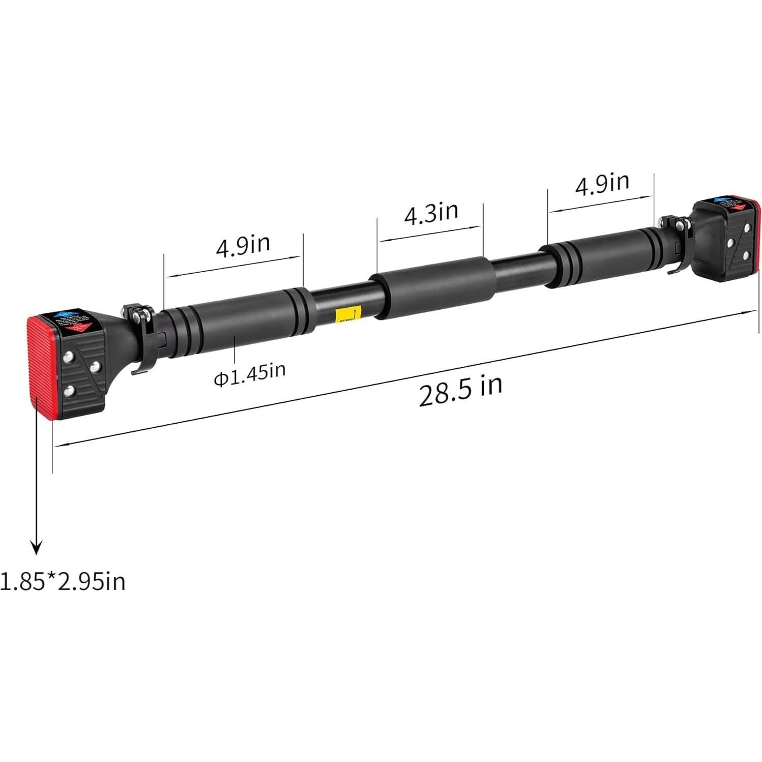 Barra de Dominadas Ajustable Leikefitness para Puerta 72-94 cm