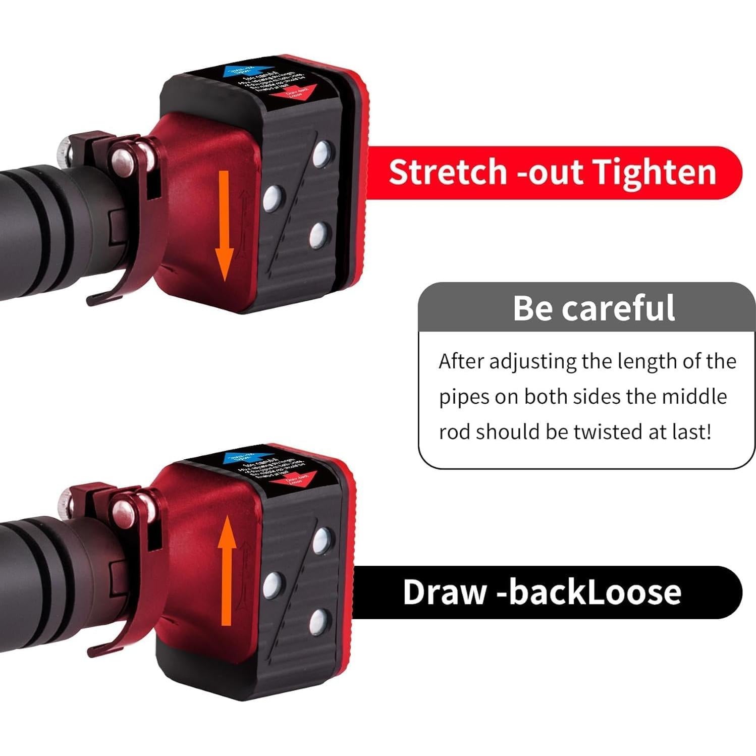 Barra de Dominadas Ajustable Leikefitness para Puerta 72-94 cm