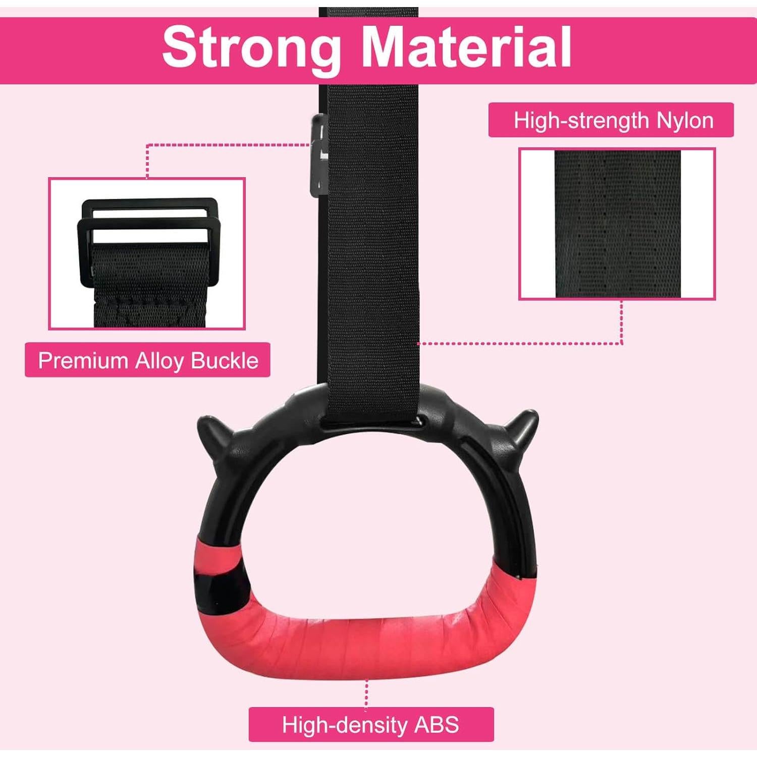 Anillas de Gimnasia RINREA para Niños con Correas Ajustables