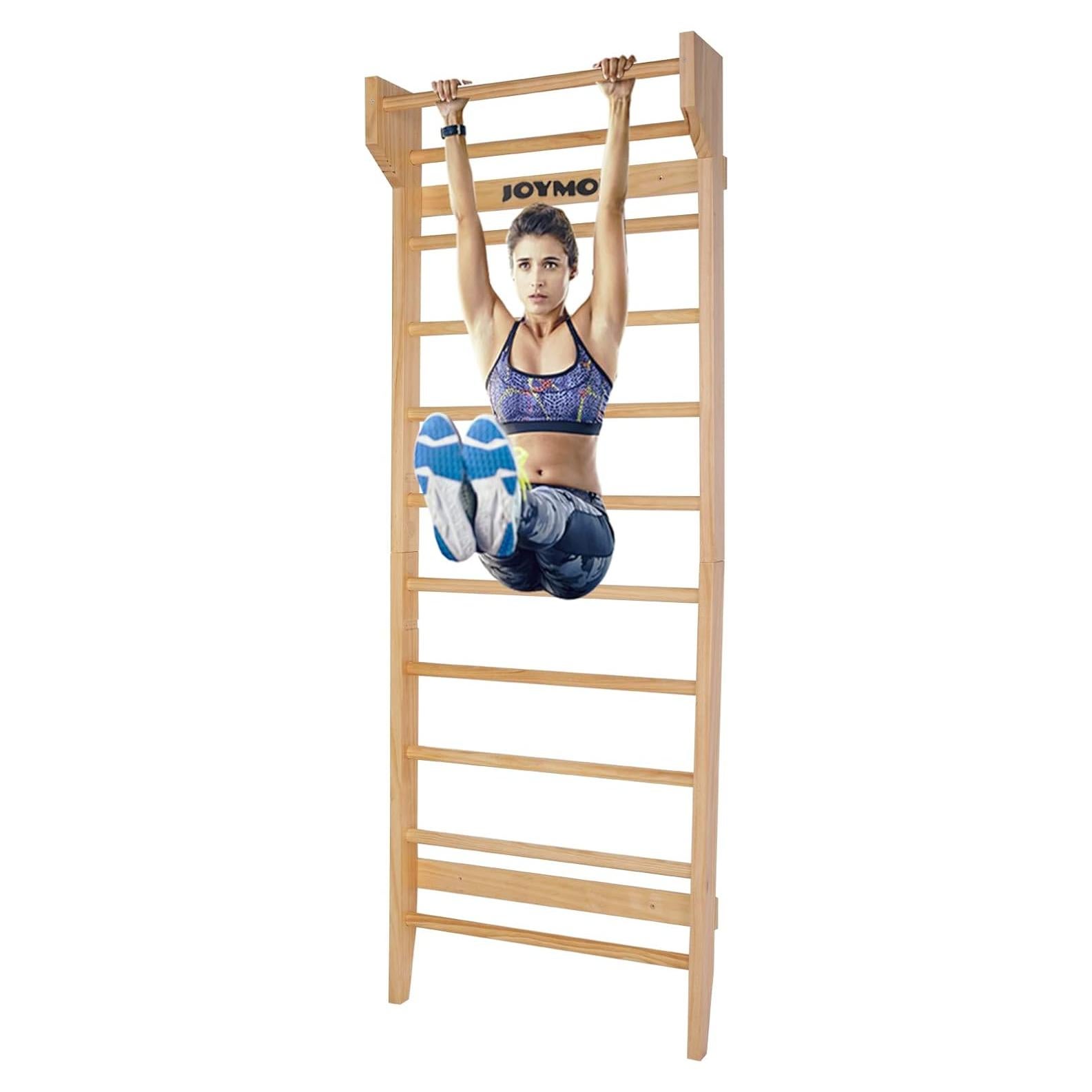 Escalera Sueca de Madera JOYMOR para Ejercicios en Casa