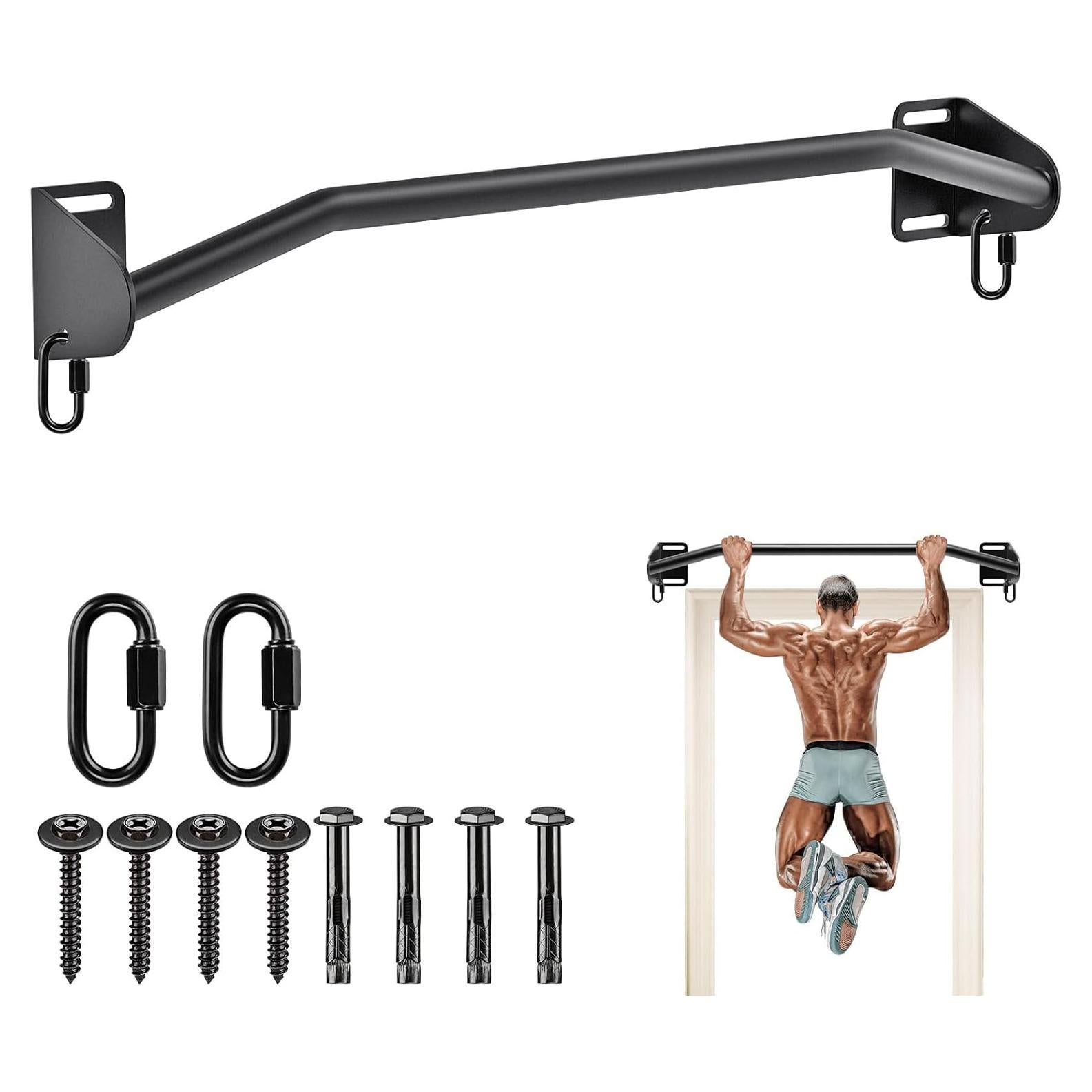 Barra de Dominadas SELEWARE Alta Resistencia 227 kg Montaje Pared