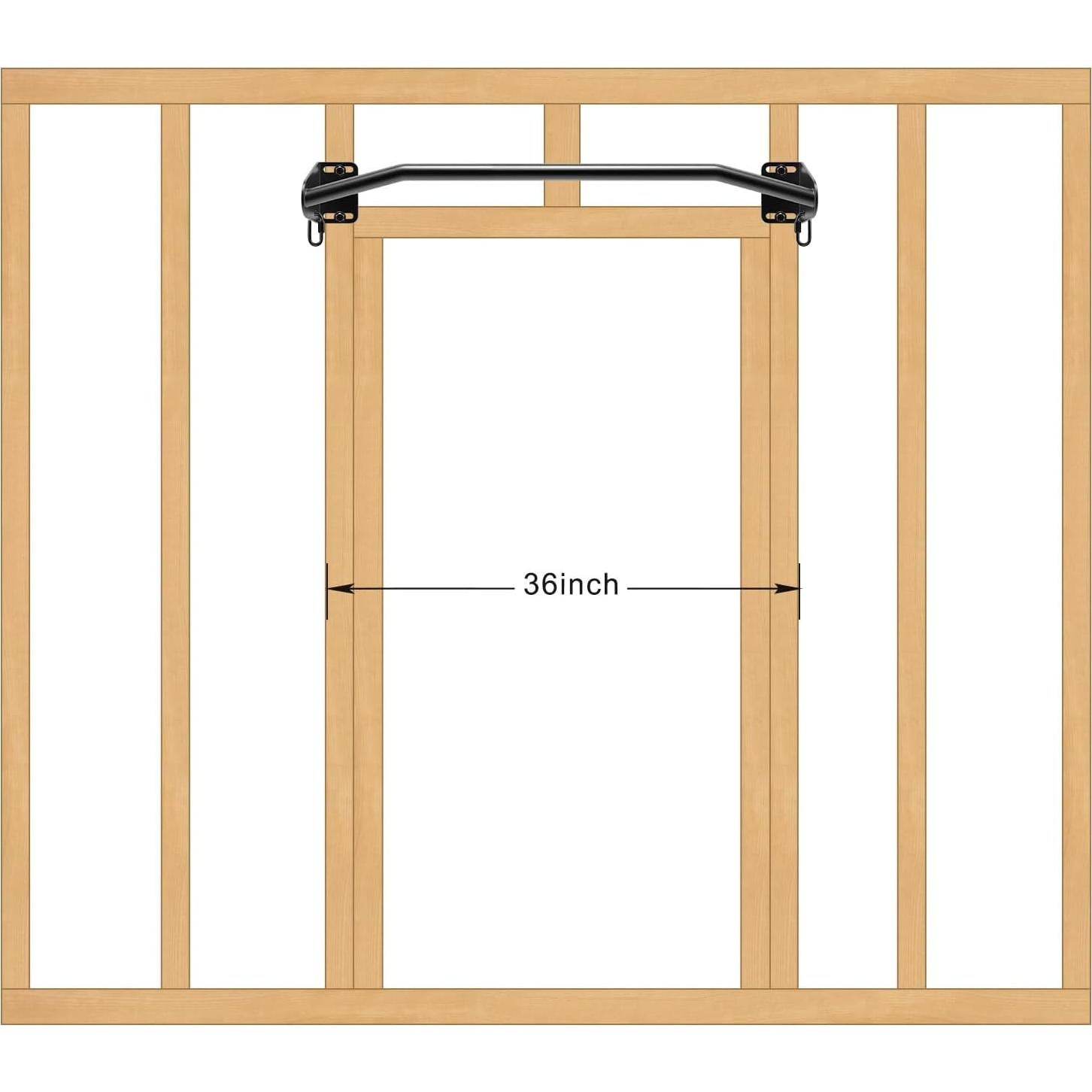 Barra de Dominadas SELEWARE Alta Resistencia 227 kg Montaje Pared