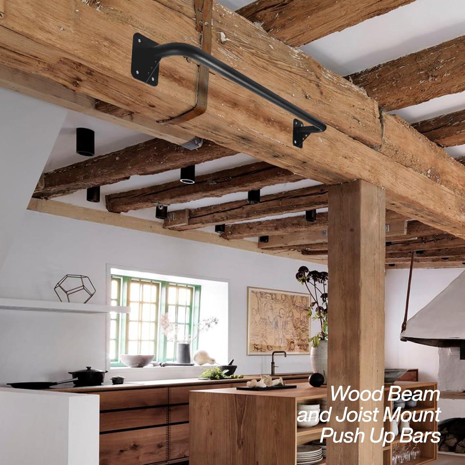 Barra de Dominadas Purife para Puerta, Soporta 227 kg, Acero