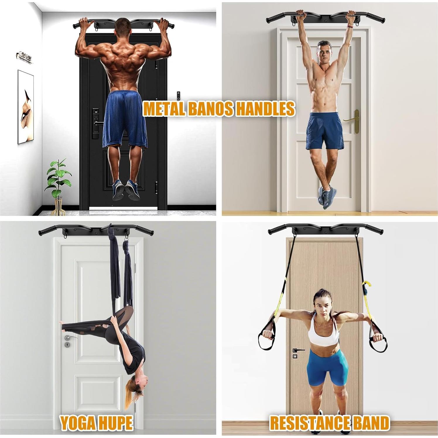 Barra de Dominadas Kipika Montada en Pared 99 cm 272 kg