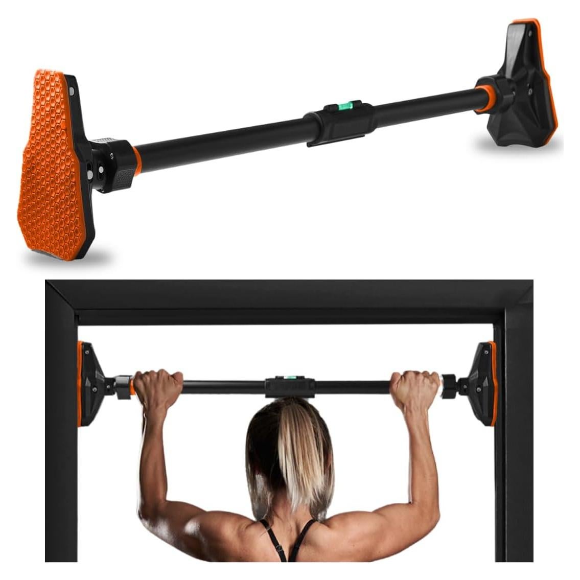 Barra Ajustable para Dominadas SQUATZ 109-157 cm Sin Tornillos