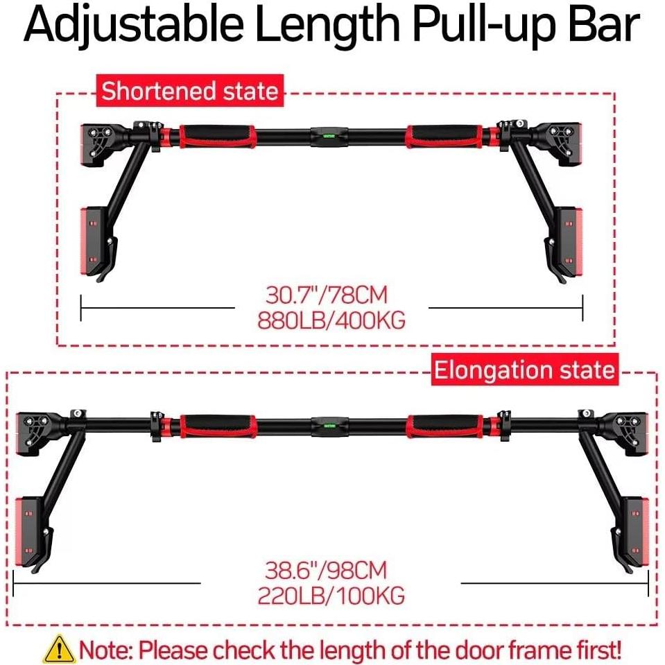 Barra de Dominadas Iwondgym Ajustable 400 kg Sin Tornillos