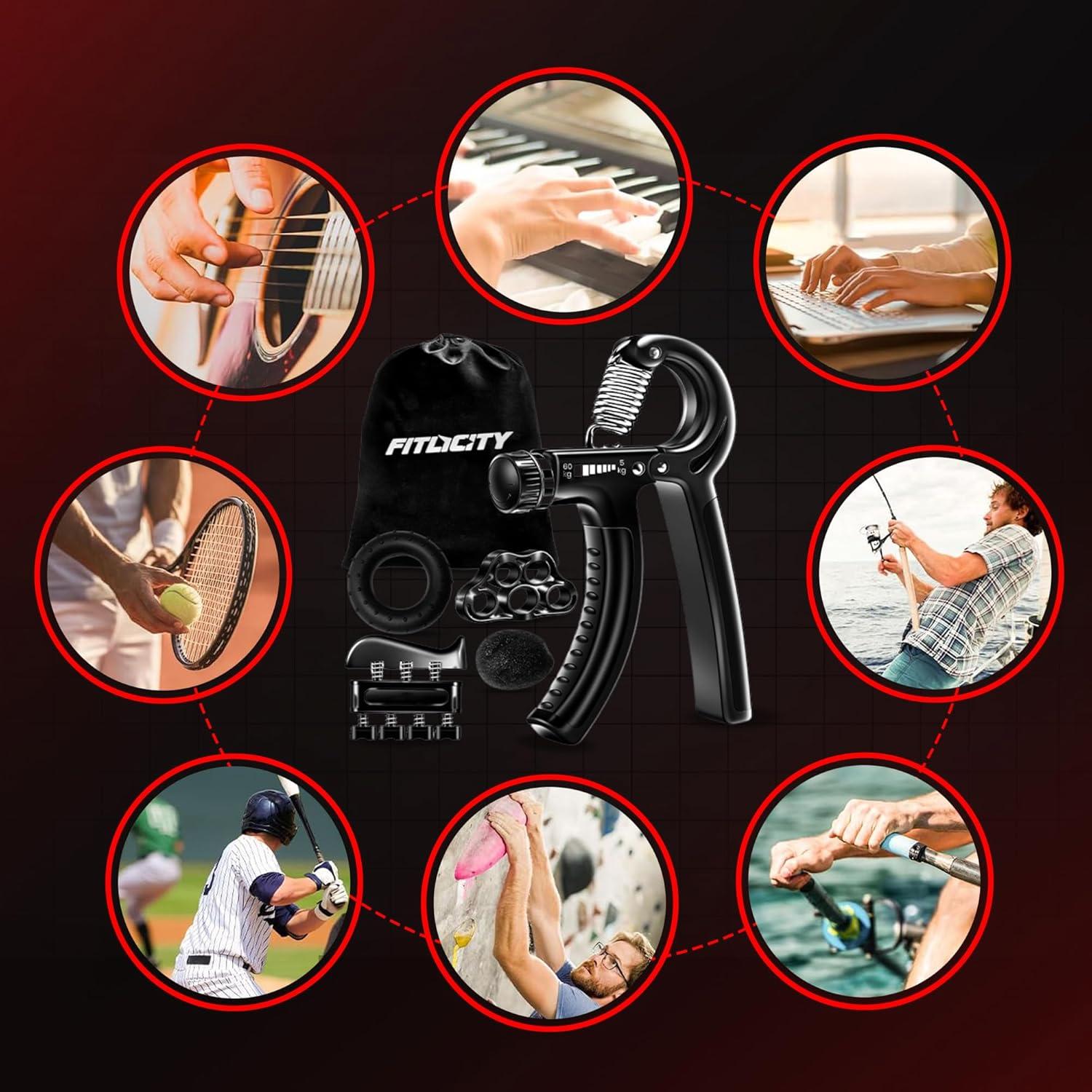 Barra de Dominadas Ajustable FITLICITY para Puerta 75.9-95.3 cm