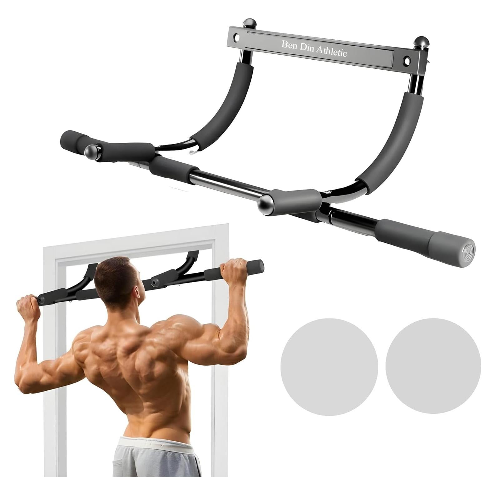 Barra de Dominadas Ben Din para Marco de Puerta - Acero Resistente