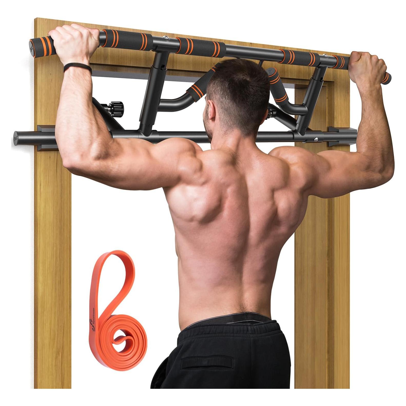 Barra de Dominadas Sportneer Plegable para Puerta 440lb
