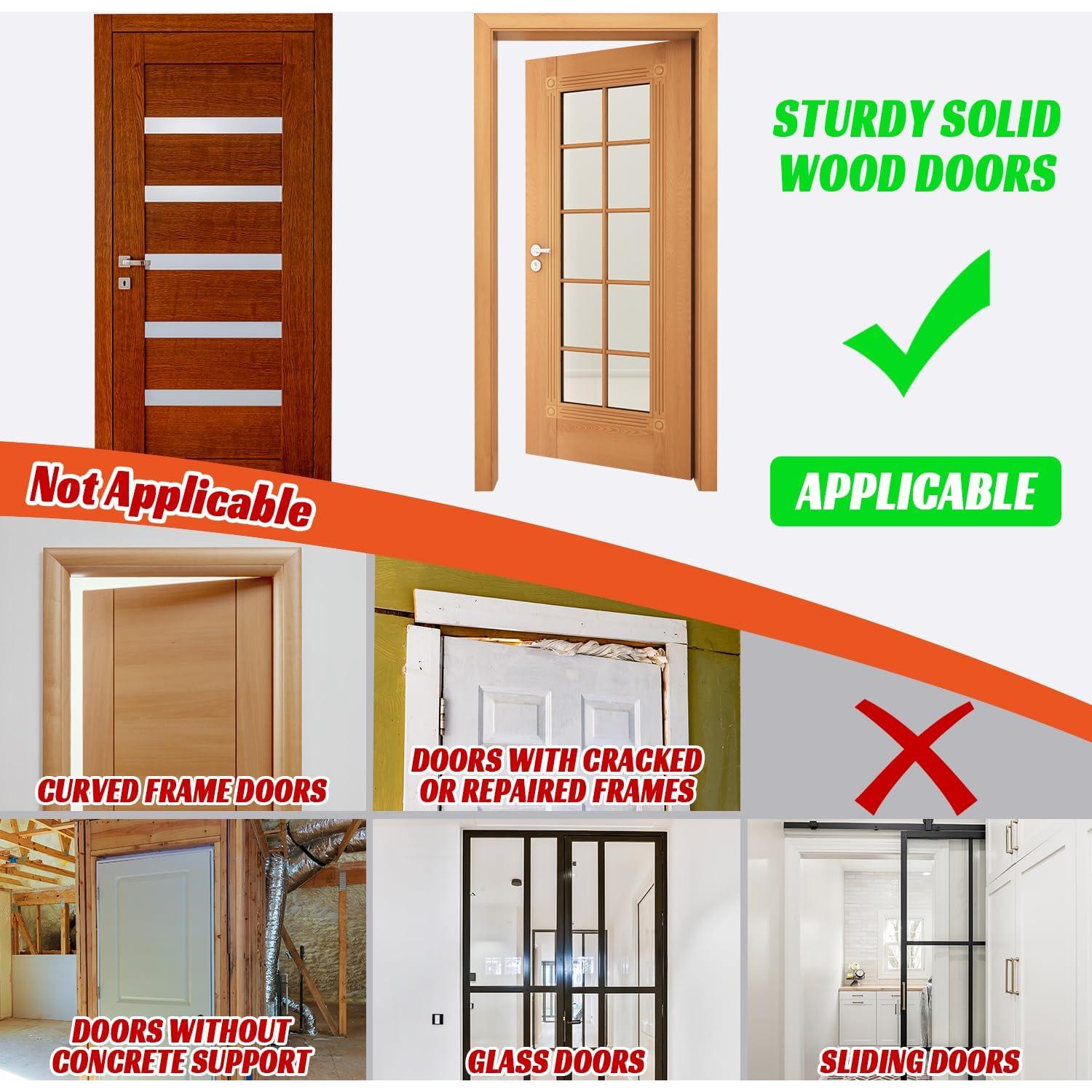 Barra de Dominadas Sportneer Plegable para Puerta 440lb