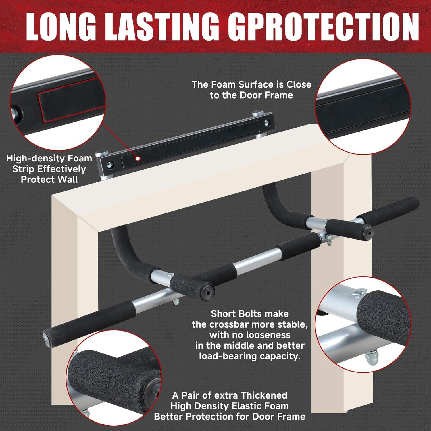 Barra de Dominadas Leikefitness AB7020 Ajustable 136kg