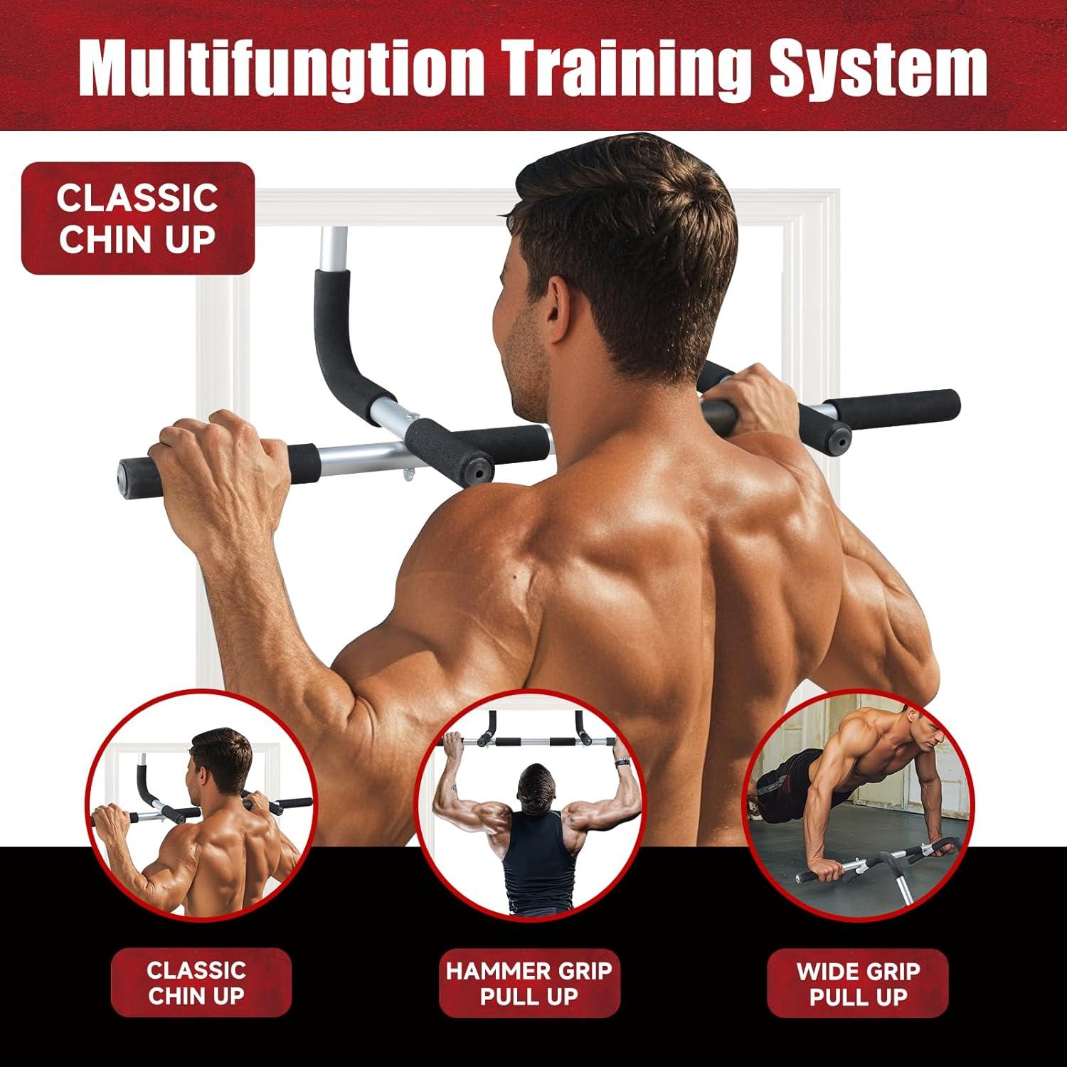 Barra de Dominadas Leikefitness AB7020 Ajustable 136kg