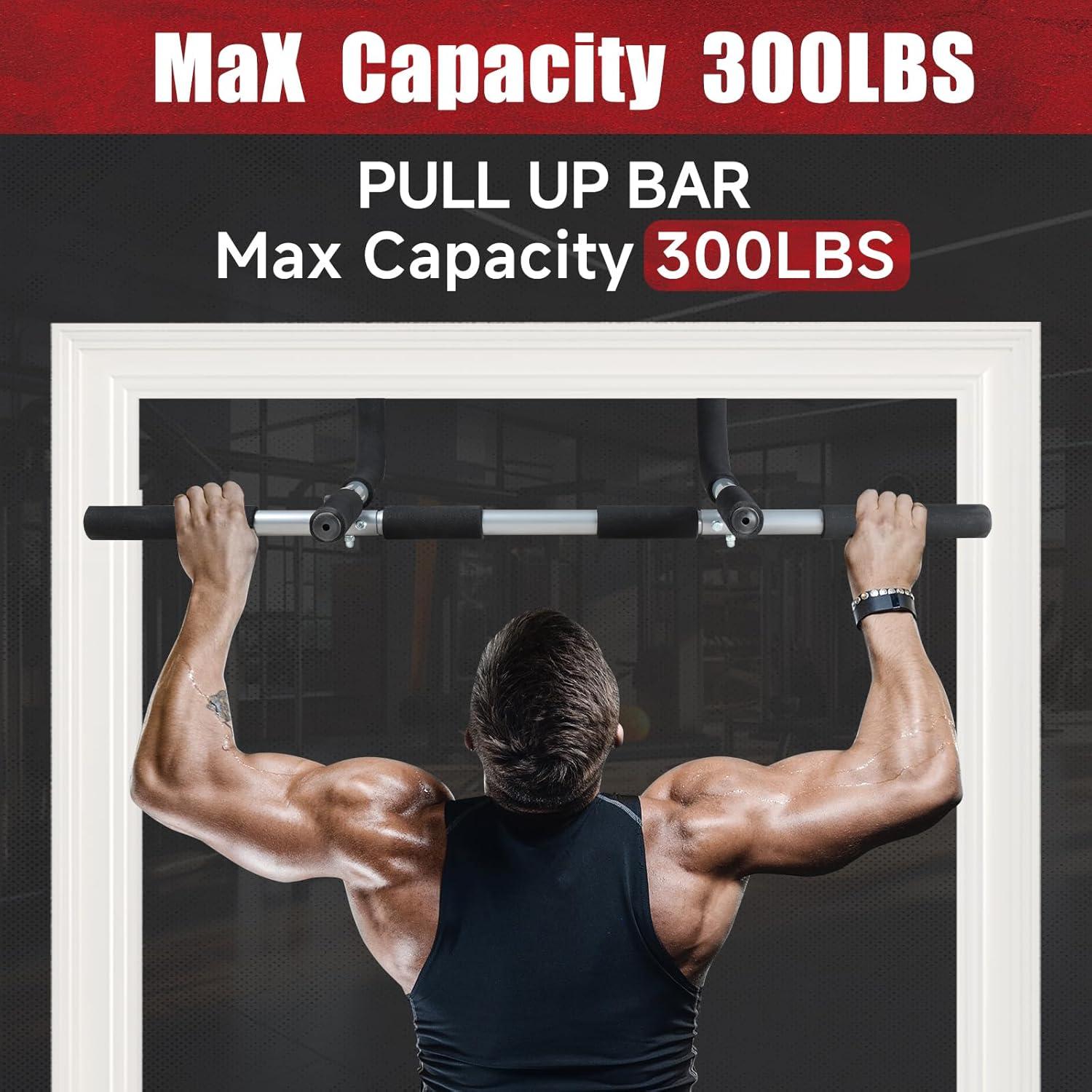 Barra de Dominadas Leikefitness AB7020 Ajustable 136kg