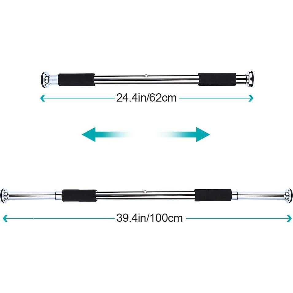 Barra de Dominadas Ajustable Ejoyous 60-100 cm Fitness