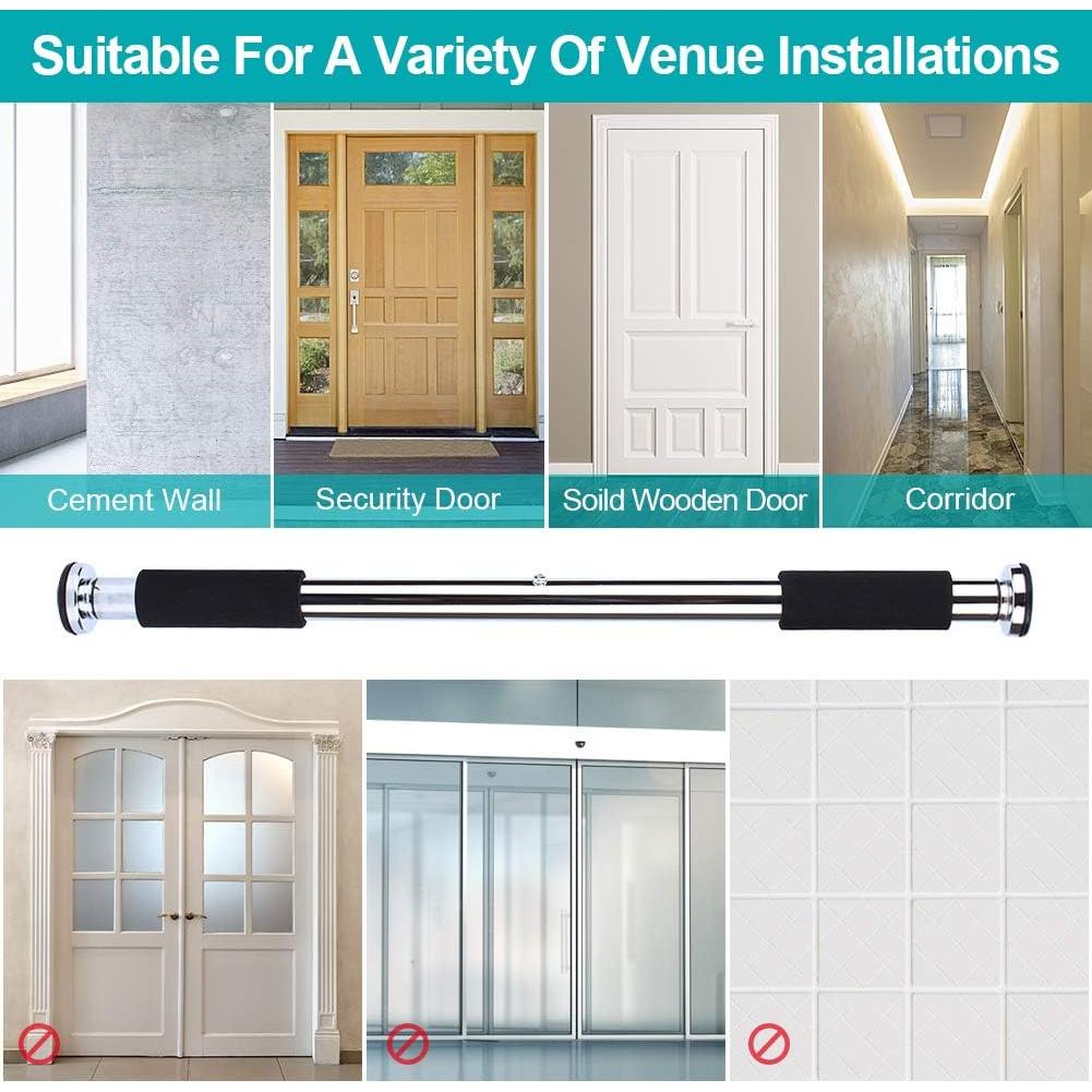 Barra de Dominadas Ajustable Ejoyous 60-100 cm Fitness