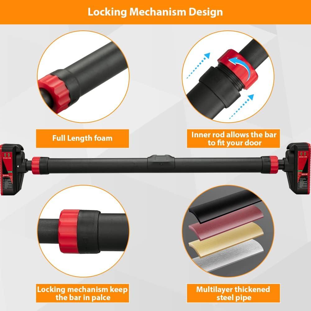 Barra de Dominadas Fitenlor Ajustable 76-100 cm 199 kg