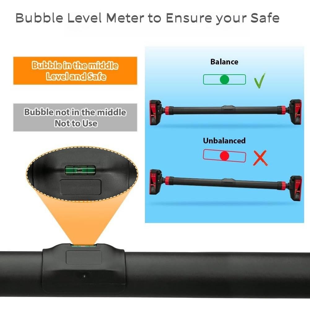 Barra de Dominadas Fitenlor Ajustable 76-100 cm 199 kg