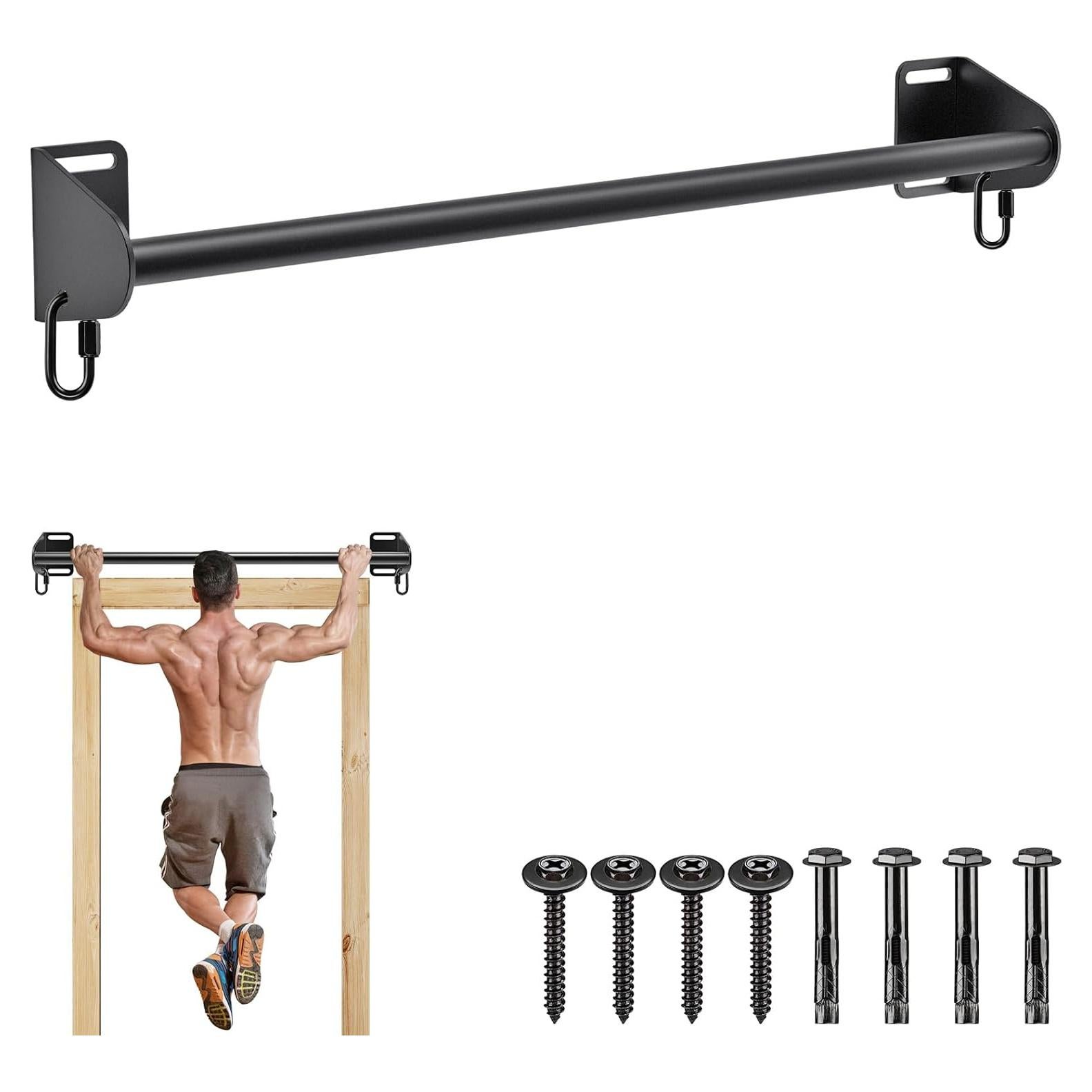 Barra de Dominadas Montada en Pared SELEWARE 200 kg Alta Resistencia