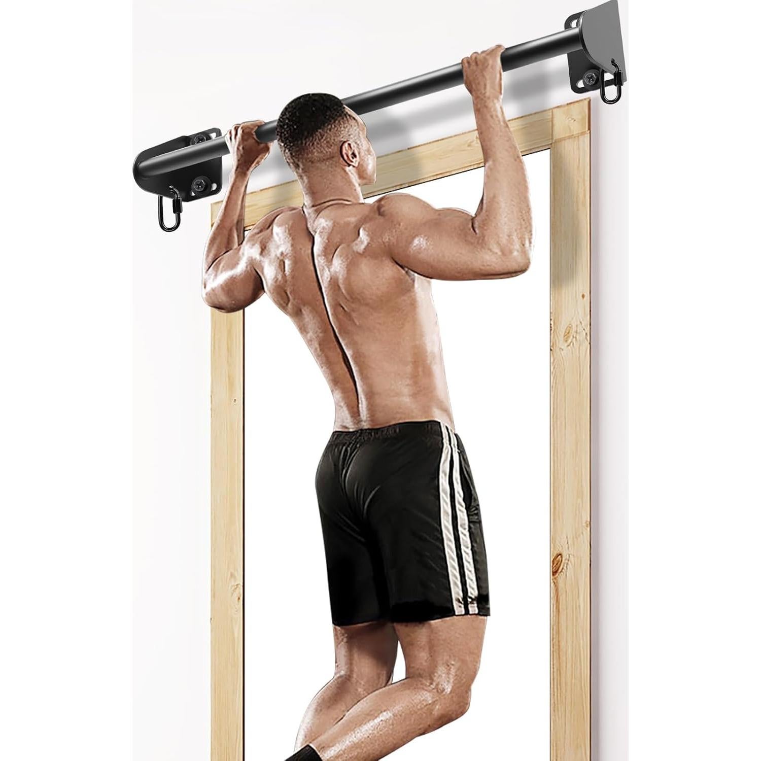 Barra de Dominadas Montada en Pared SELEWARE 200 kg Alta Resistencia