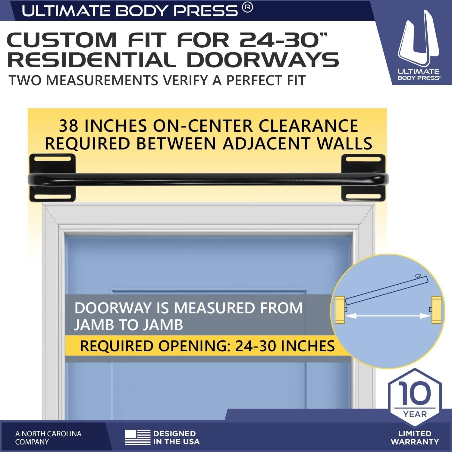 Barra de Dominadas Montada en Pared Ultimate Body Press 2.27kg