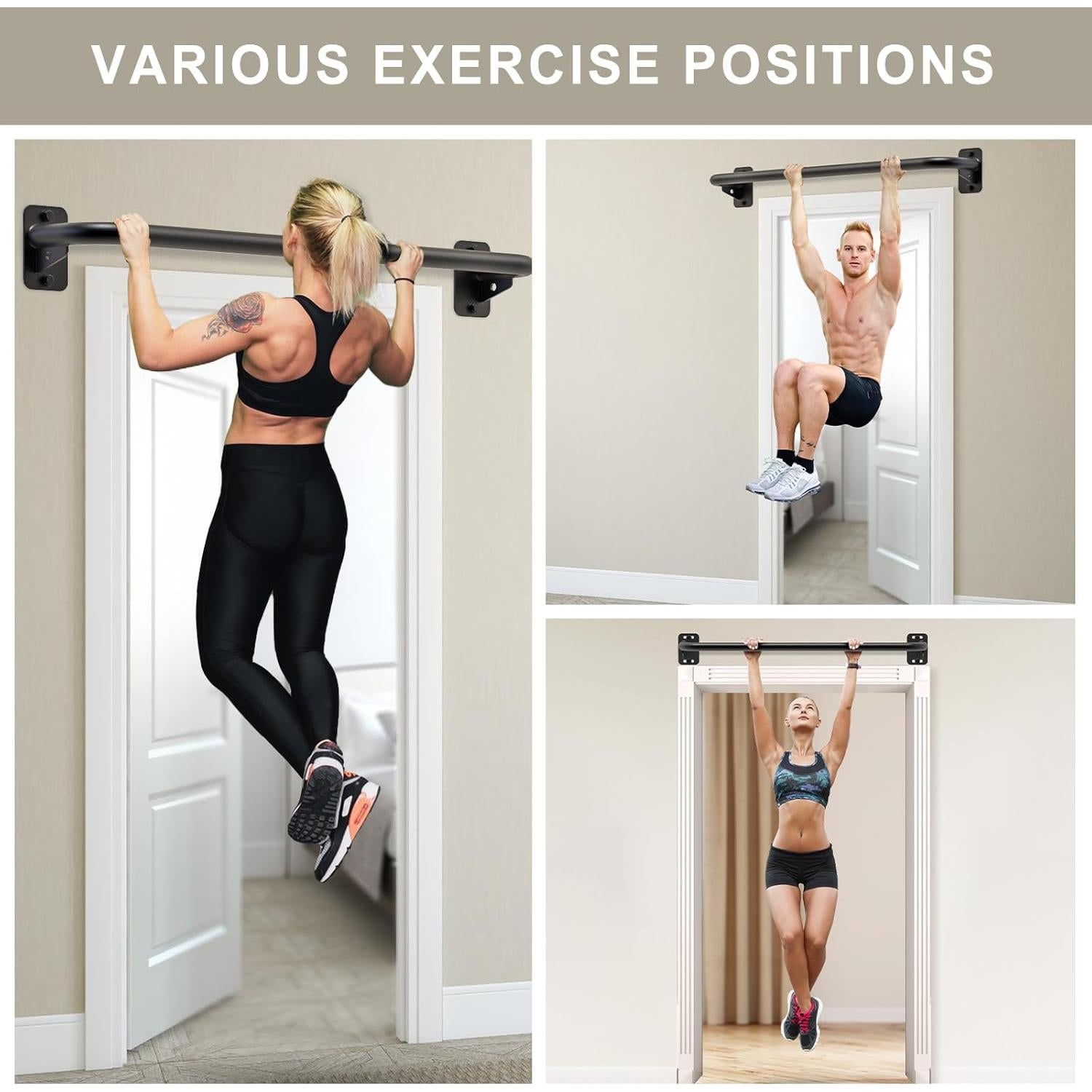 Barra de Dominadas Montada en Pared BeneLabel 199.58 kg Multifuncional