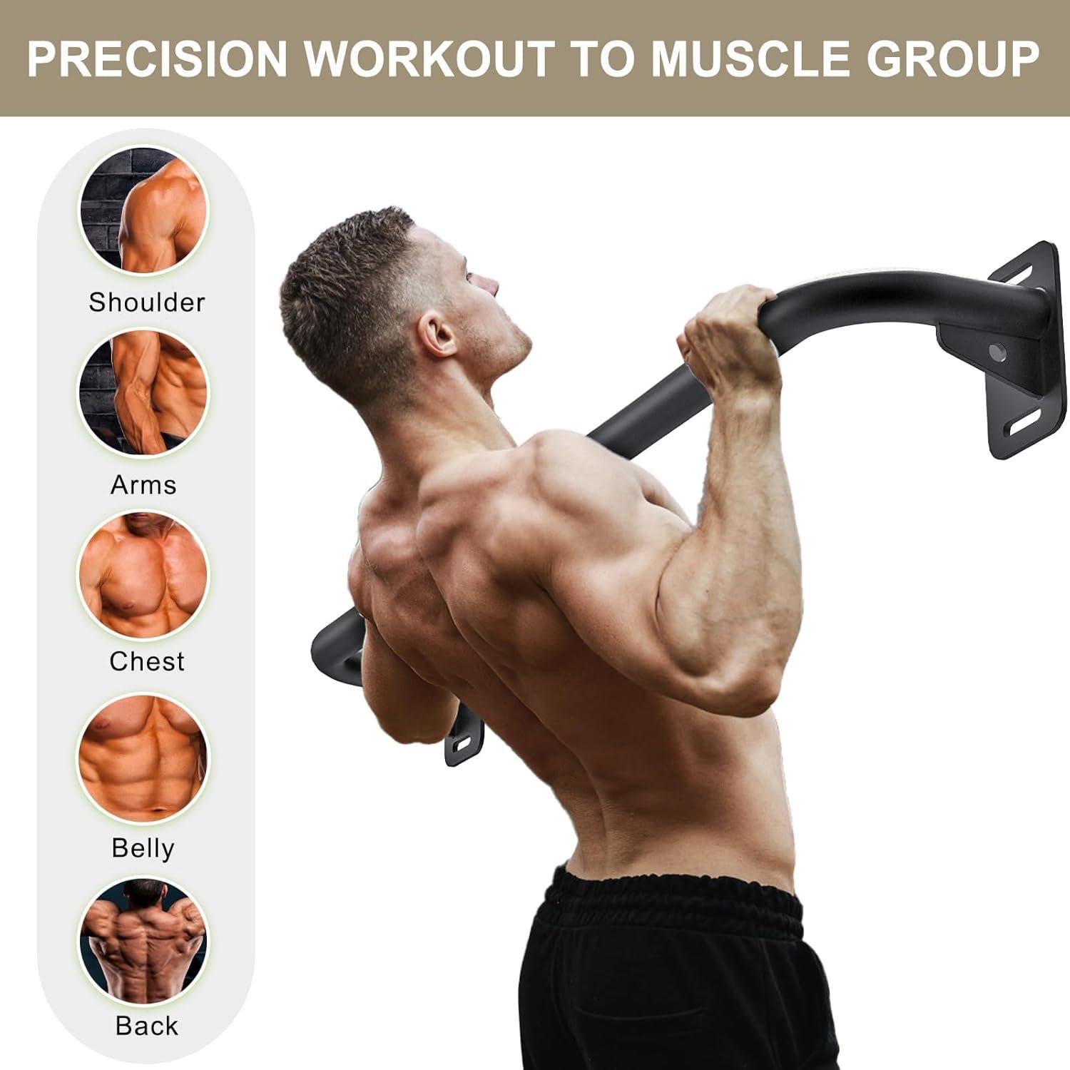 Barra de Dominadas Montada en Pared BeneLabel 199.58 kg Multifuncional