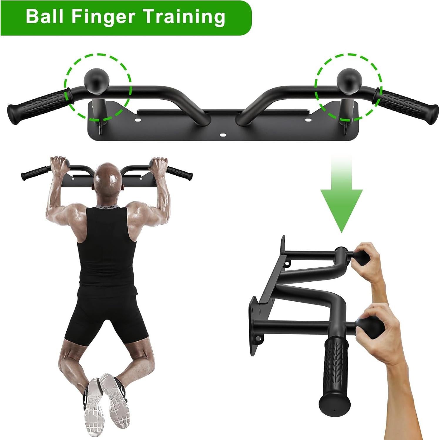 Barra de Dominadas SELEWARE Montaje en Pared 272 kg