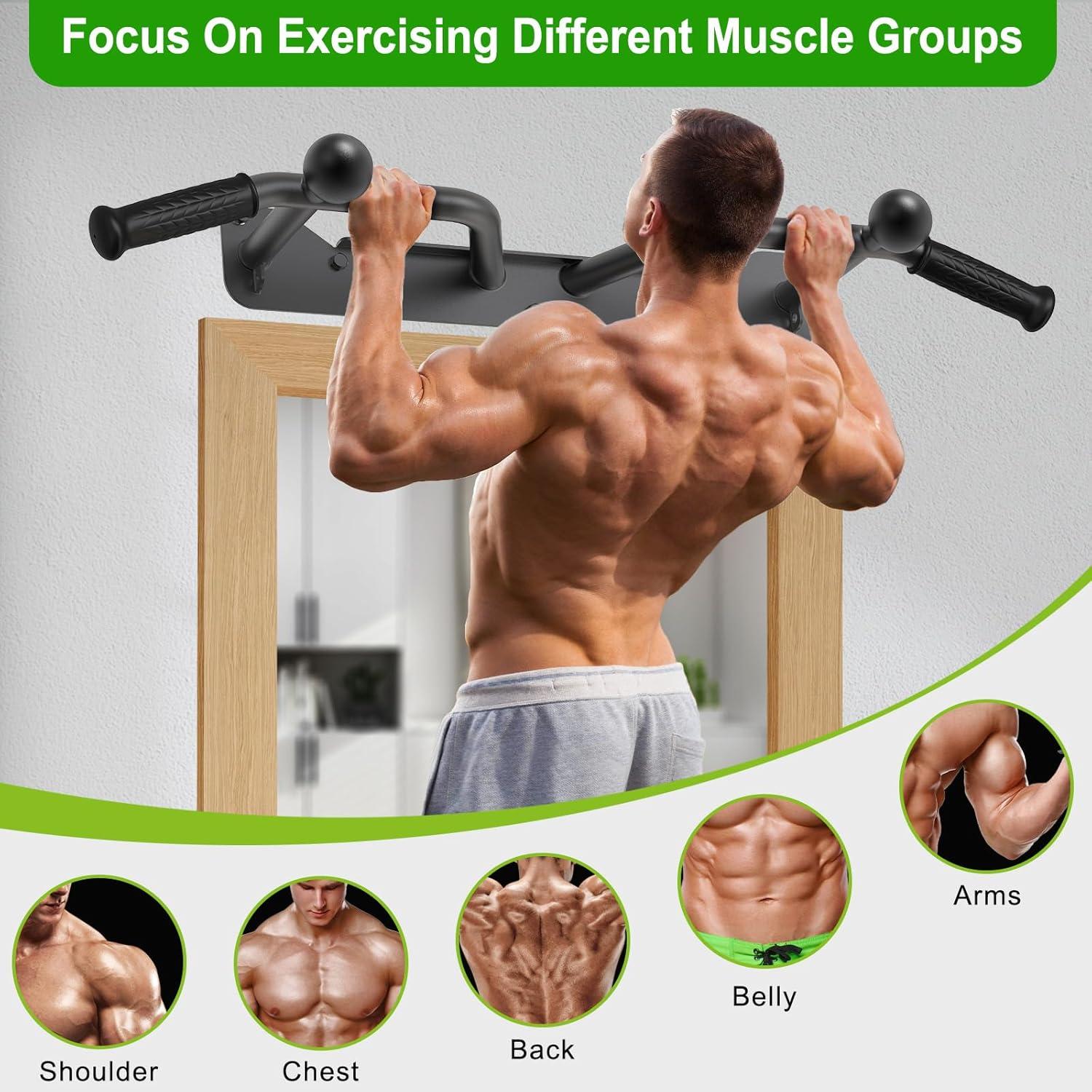 Barra de Dominadas SELEWARE Montaje en Pared 272 kg