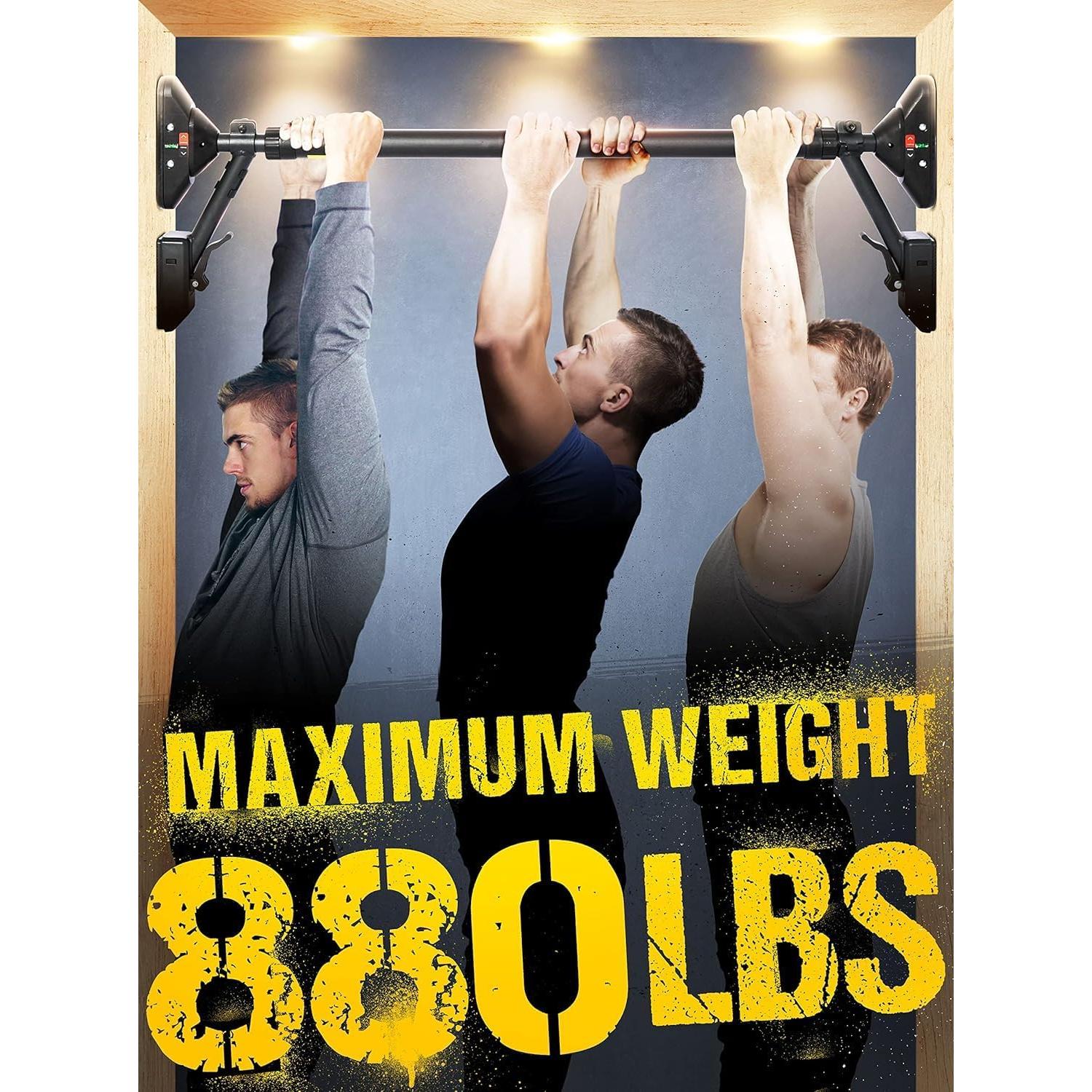 Barra de Dominadas E-Jet Sport 78-98 cm con Bloqueo Seguro