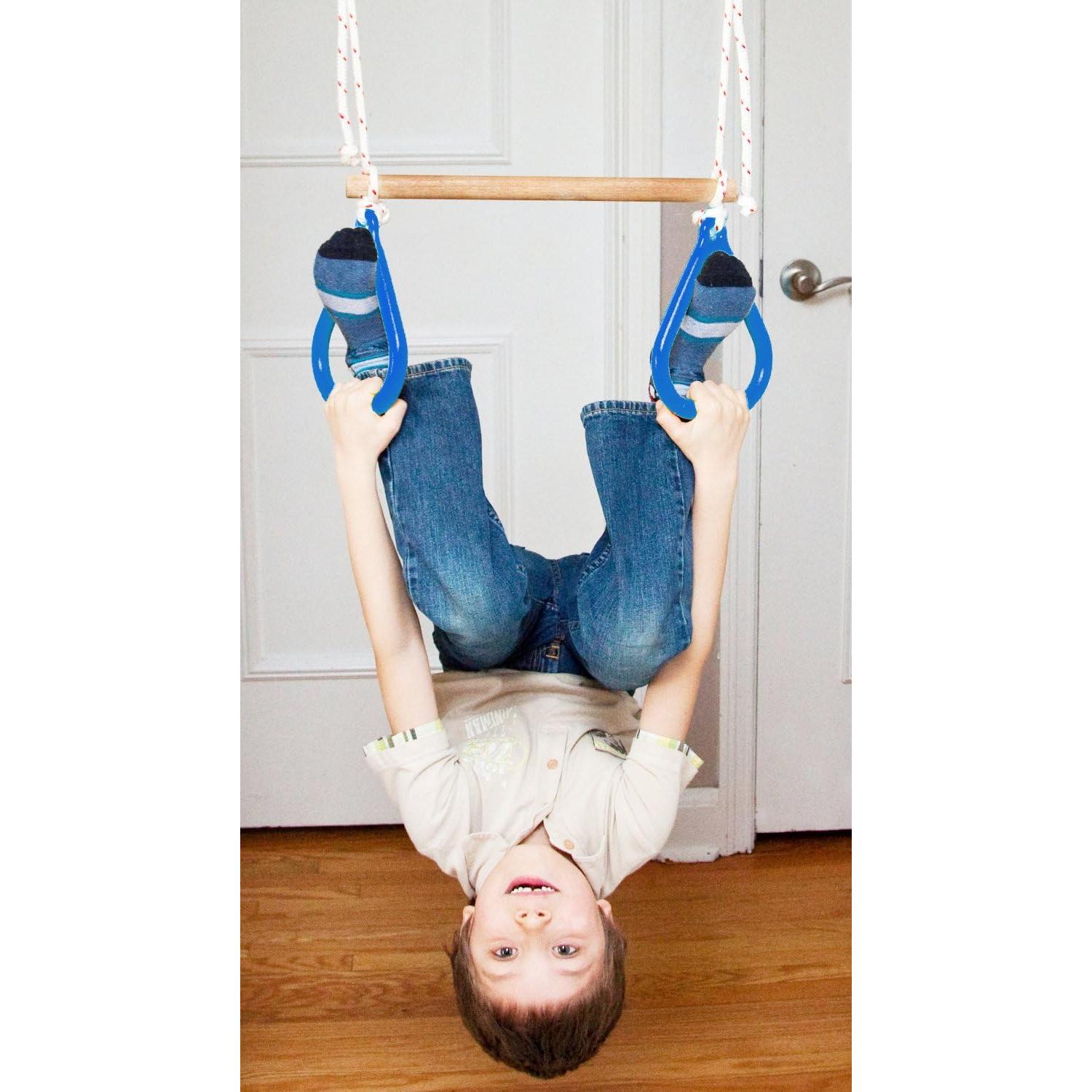 Columpio de Puerta DreamGYM - Barra de Trapecio y Anillos 100kg