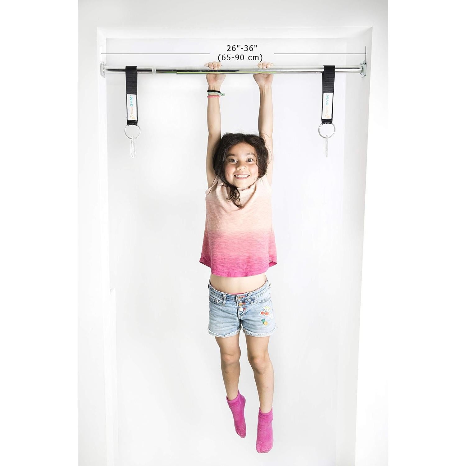 Columpio de Puerta DreamGYM con Barra de Trapecio y Anillos